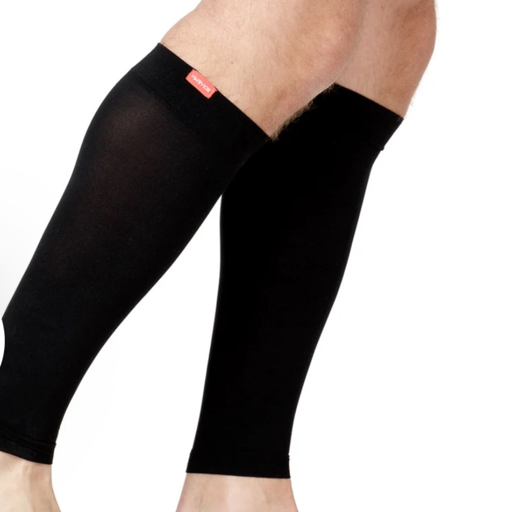 VIM & VIGR Compression Leg Sleeves Black Size 2 15”-18” - Picture 4 of 4